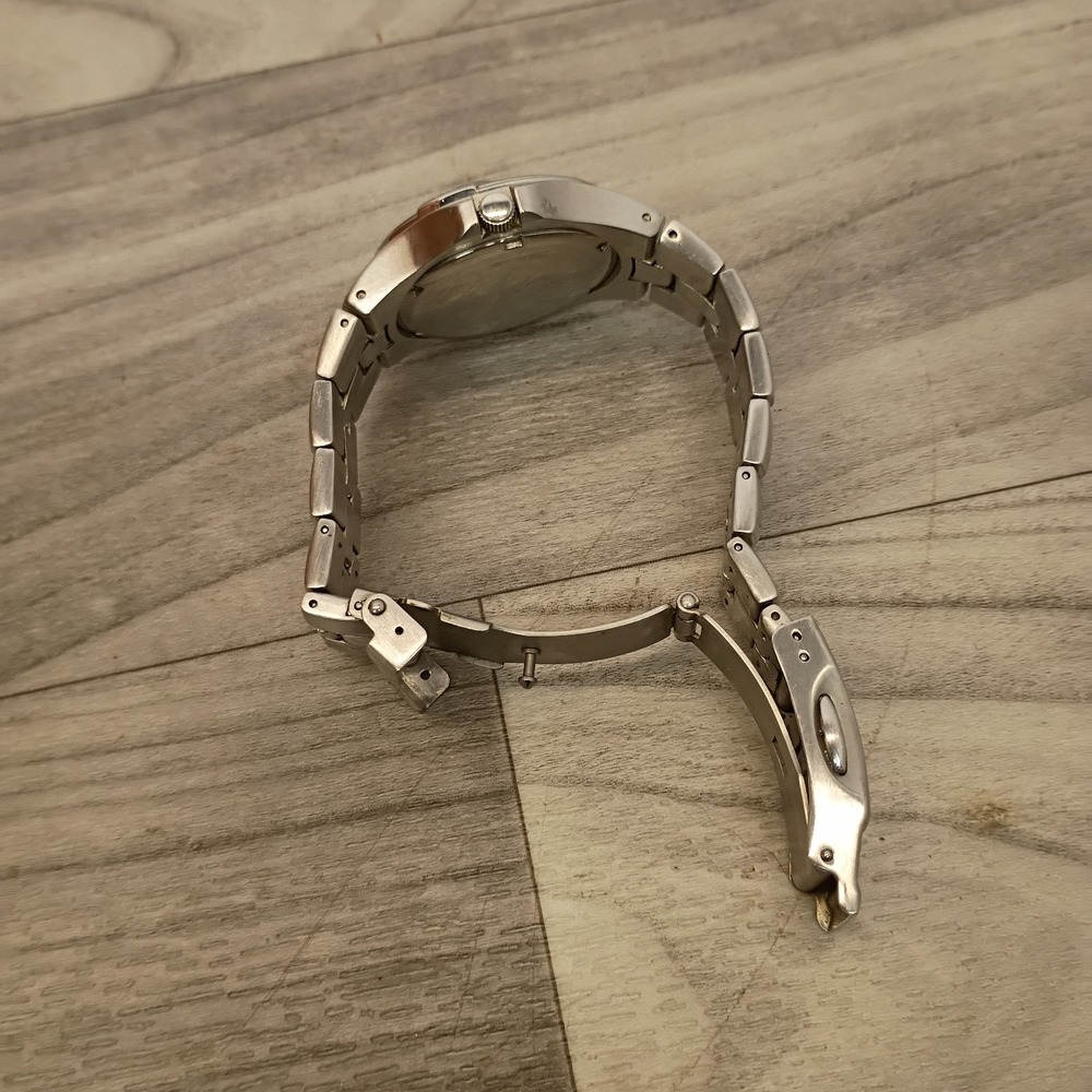 Fossil Blue Ladies Dive Watch 100m BQ-9199 New Battery Installed 6.5" - Picture 6 of 9